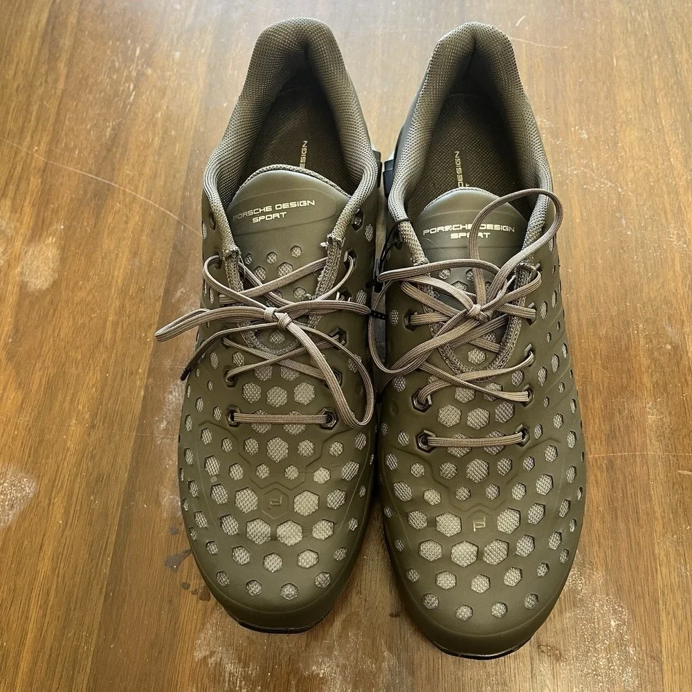 Adidas Porsche Sport Design Bounce S4 Mens Shoe Size 11.5 Green Carbon Fiber